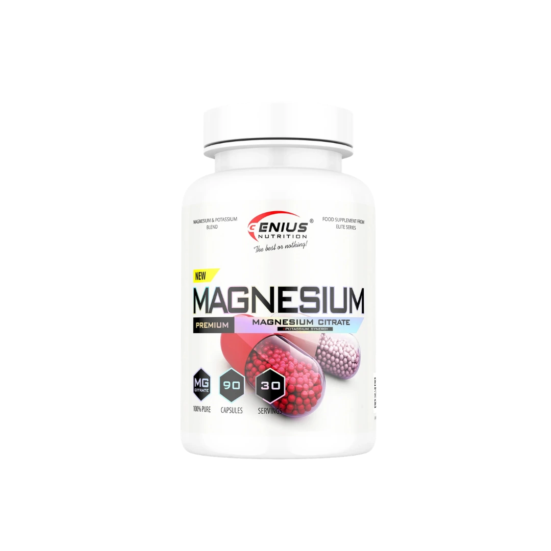 Magnesíum Citrate með kalíum – 90 hylki