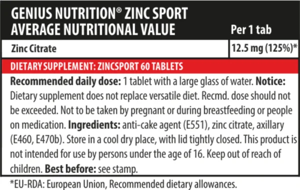zinc sport nutrition