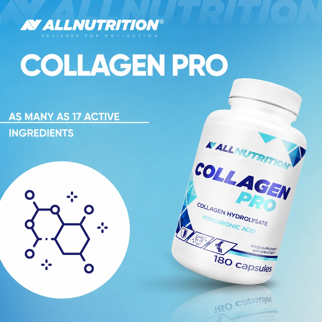 Collagen Pro 180 hylki – allt að 17 virk innihaldsefni
