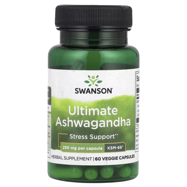 SWANSON ULTIMATE ASHWAGANDHA KSM-66 250MG 60 kap