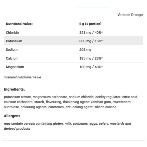 Electrolytes Duft 40skammtar / Orange - Image 2