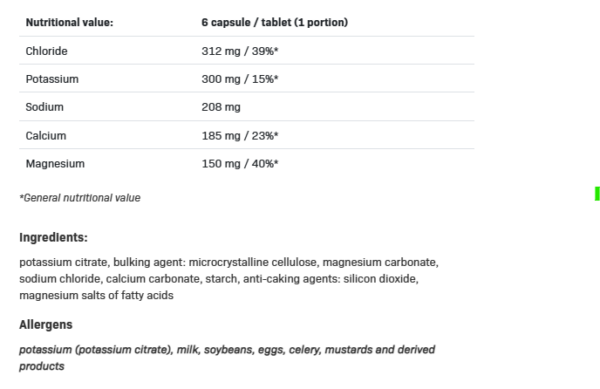 Elektrolity / Electrolytes  / 60skammtar - Image 2