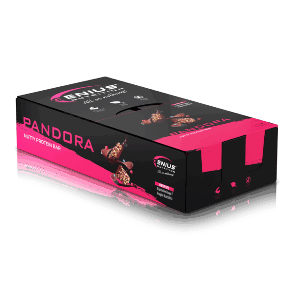 Box af 30 Pandora Nutty próteinstykkjum