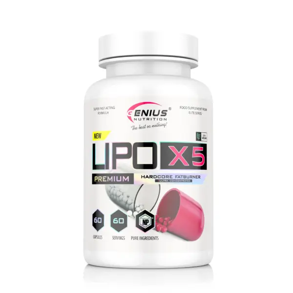 LIPO X5 – Fitubrennslu bætiefni | Genius Nutrition