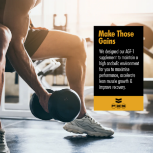AGF-1 bætiefni fyrir styrk, endurheimt og vöðvaviðhald