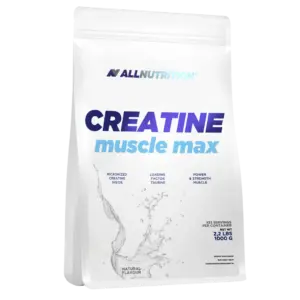 Creatine Muscle Max 1000 g bragðlaust kreatín monohýdrat – framhlið