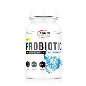 GENIUS NUTRITION Probiotic góðgerlar, hvít dós