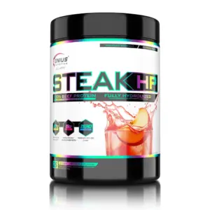 GENIUS NUTRITION STEAK-HP nautakjötsprótín, svört dós