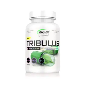GENIUS NUTRITION Tribulus, hvít dós með 90 töflum