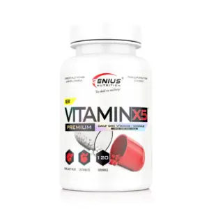 GENIUS NUTRITION Vitamin X5 fjölvítamín, hvít dós