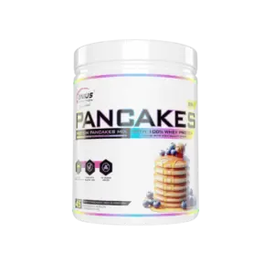 GENIUS NUTRITION Protein Pancakes 500 g, hvít dós með pönnukökumynd
