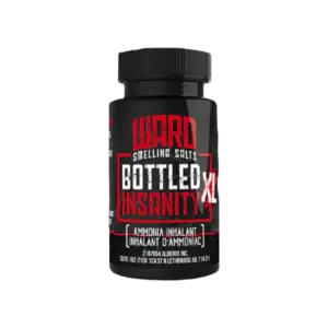 Ward Bottled Insanity XL lyktarsalt, svartur brúsi með ammóníak innöndun