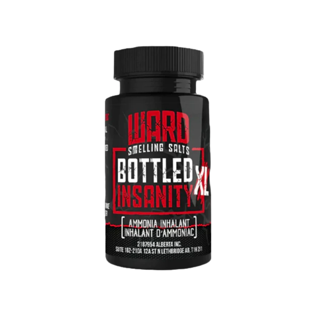 Ward Bottled Insanity XL lyktarsalt, svartur brúsi með ammóníak innöndun