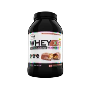 WHEY-X5 prótín 2000 g í svartri dós með Choco-Hazelnut bragði, 61 skammtur